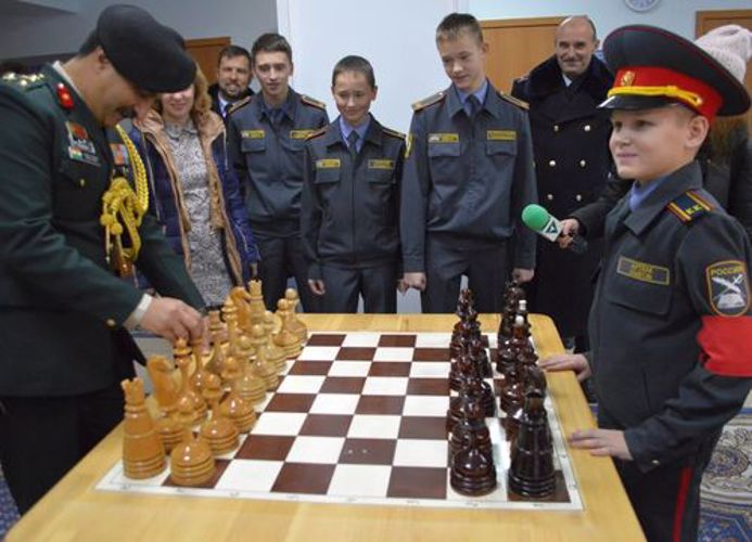 Визит военного атташе Республики Индия в кадетский корпус