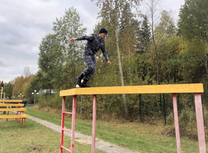 Первый блин не комом:  воспитанники училища прошли единую полосу препятствий