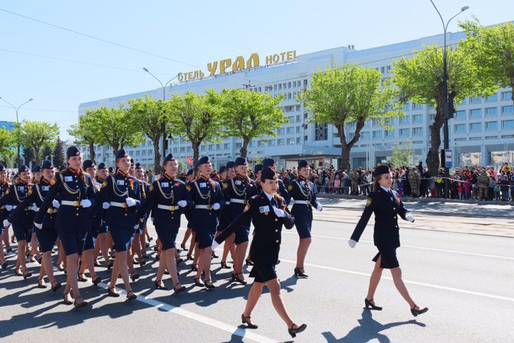 Кадеты на параде
