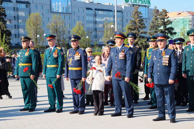 Кадеты на параде