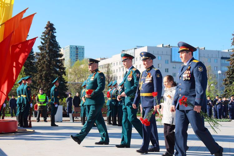 Кадеты на параде