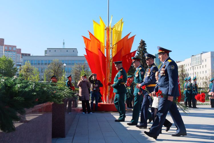 Кадеты на параде