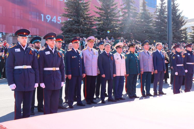 Кадеты на параде