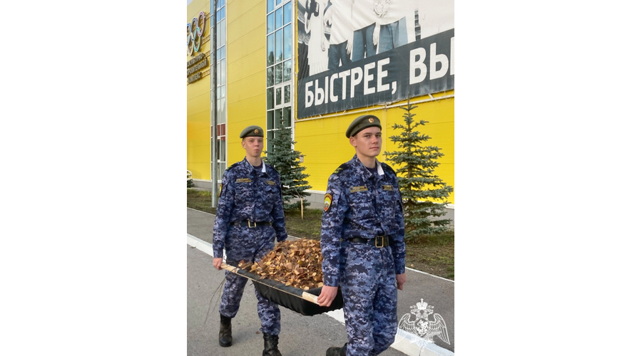 Кадетское училище присоединилось к экосубботнику «Зеленая Россия»