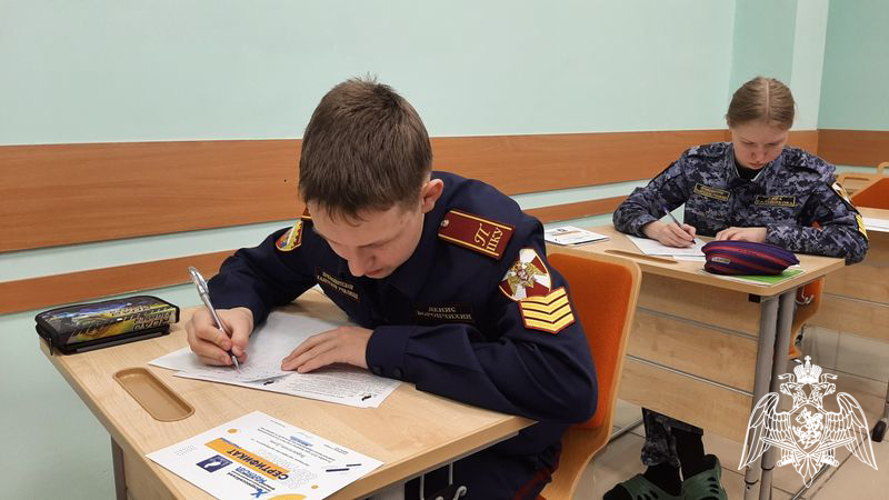Математический флешмоб MathCat-2023 в кадетском училище