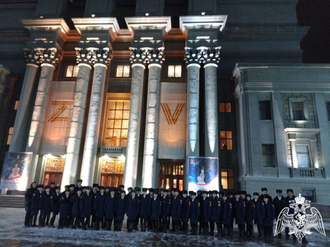 КАДЕТСКОЕ УЧИЛИЩЕ НА ПАРАДЕ ПАМЯТИ В САМАРЕ
