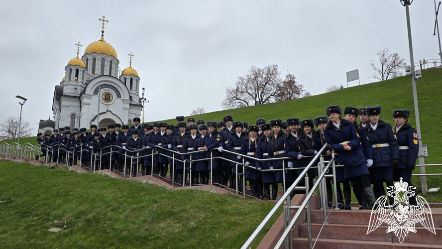 Наши кадеты прошли торжественным маршем  на Параде Памяти в Самаре