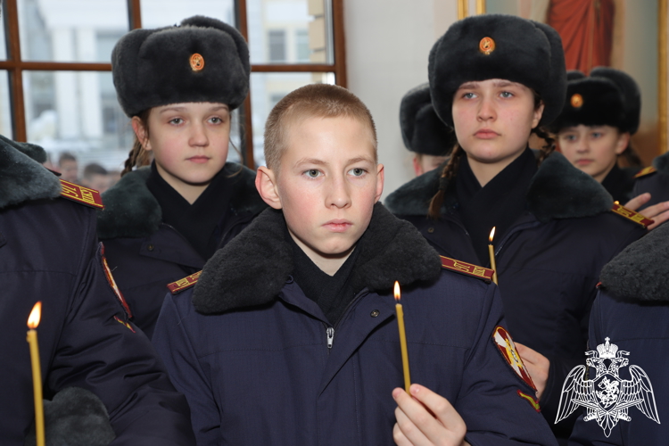 КРЕЩЕНИЕ ГОСПОДНЕ В КАДЕТСКОМ УЧИЛИЩЕ