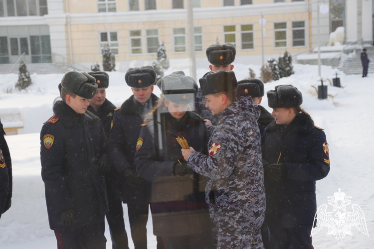 КРЕЩЕНИЕ ГОСПОДНЕ В КАДЕТСКОМ УЧИЛИЩЕ